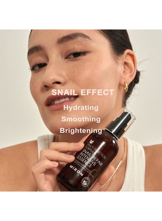 Snail Repair Intensive Essence Drop For Damaged Skin Preventing Skin From Drying Provides Nutrition Korean Skincare Improves Skin Smooth Snail Mucin Wrinklecare(100Ml)