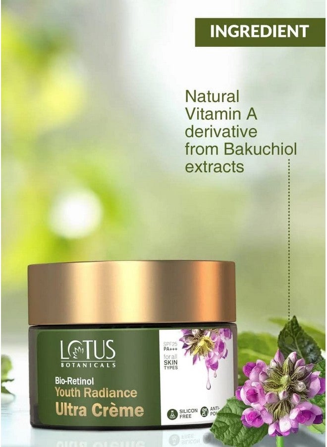 Bioretinol Youth Radiance Antiageing Ultra Crème And Bioretinol Youth Radiance Antiageing Sleeping Mask (Night Crème) Reduces Fights Fine Lines & Nourishes Skin 50G Each