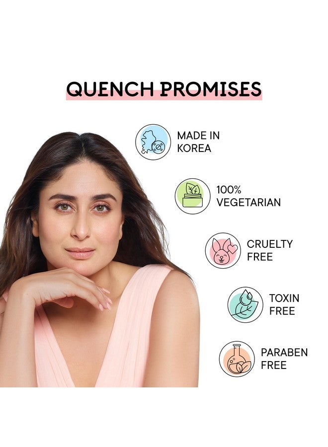 Quench Mon Cherry Intense Moisturizing Body Butter Antioxidant And Moisture Rich Korean Body Cream Ultrahydrating With Cherry Blossom Pearl Extracts & Squalene 100Ml
