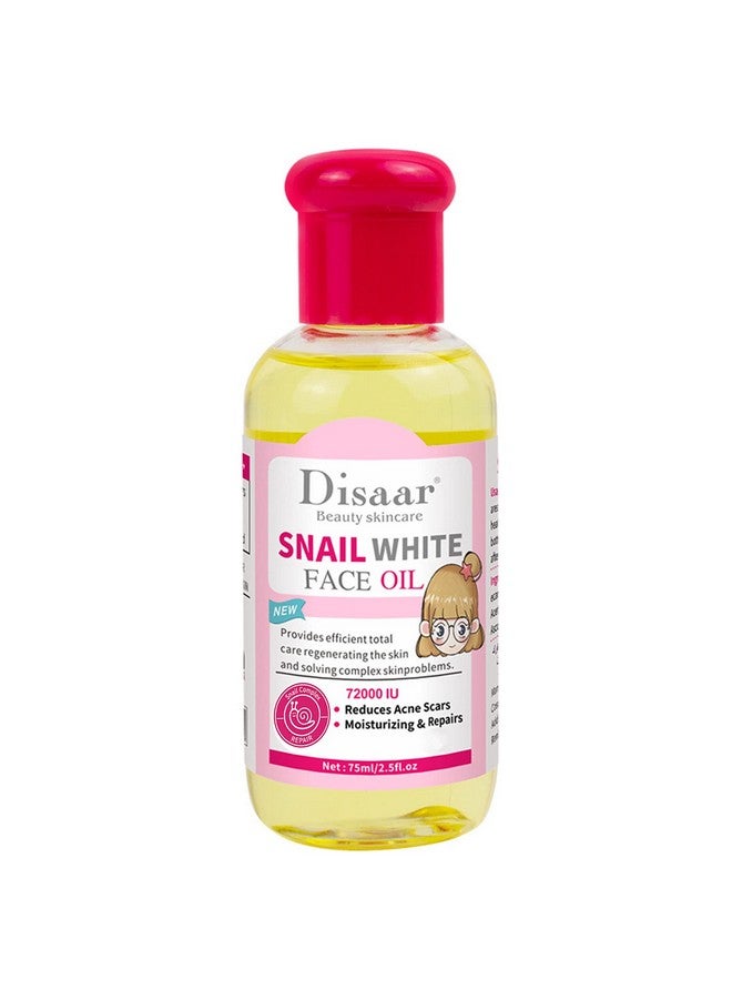 Snail Face Body Oil Reduces Acne Scars Moisturizing Dry Facial Skin Care Repairs 75Ml/2.5Fl.Oz