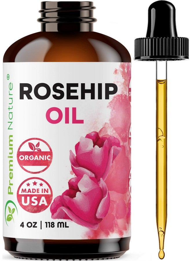 Rosehip Oil For Face Oil For Women Rosehip Seed Oil Pure Cold Pressed Unrefined Oil For Hair And Nails Skin Care Moisturizer Rose Hips Face Oils And Serums 4Oz