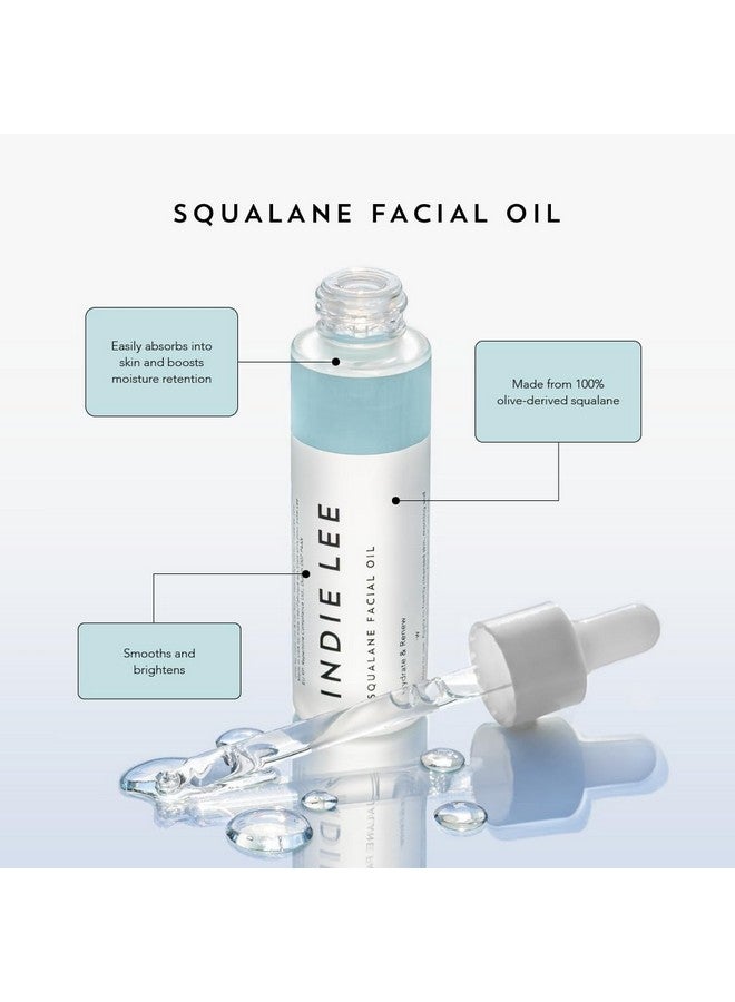 100% Squalane Oil Daily Face Oil & Hydrating Moisturizer For Dry Skin Fine Lines And Wrinkles Even Skin Tone Brighten & Improve Texture Facial Oil For All Skin Types (10Ml)