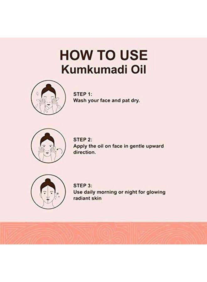 Kumkumadi Oil Pure Saffron For Ultra Radiant Skin 3.38 Fl Oz (100Ml)