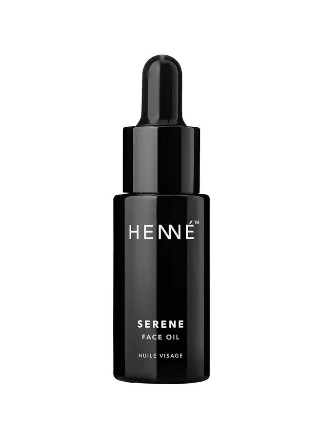 Henné Organics Serene Face Oil Balancing & Noncomedogenic For Sensitive Skin Vegan (Travel Size 0.35 Fl Oz)