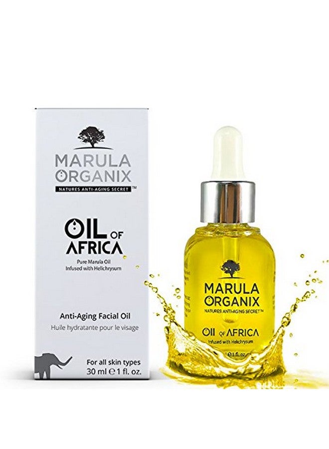 Marula Organixoil Of Africa Anti Aging Facialcold Pressed Marula Oil Infused With Helichrysum Oil Powerful Antioxidant Serum Noncomedogenic Facial Moisturizer