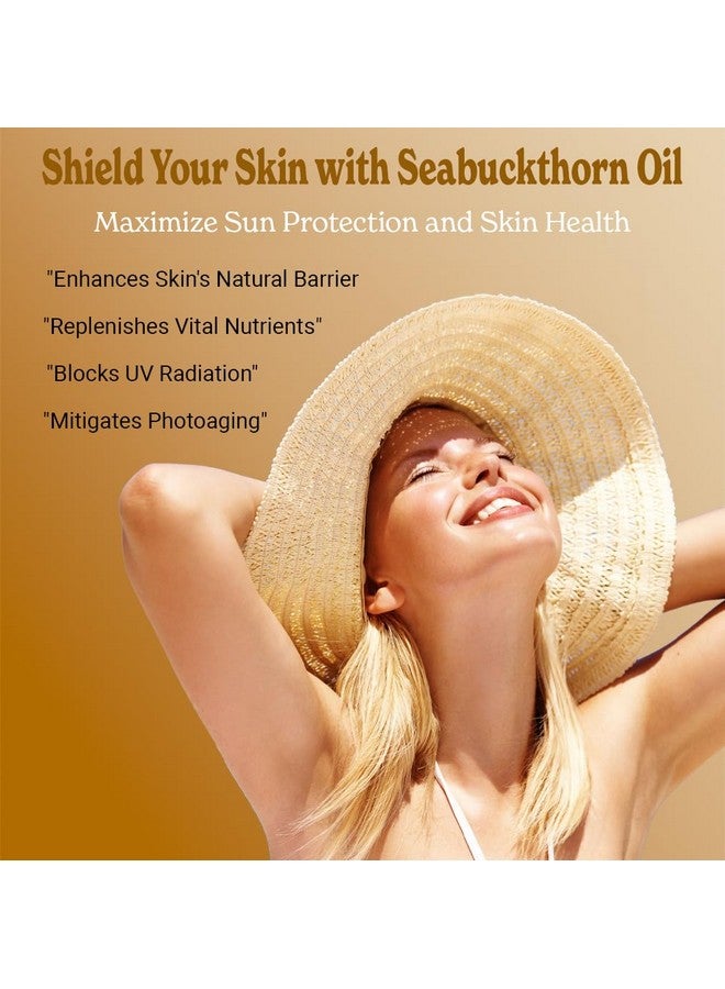 Sea Buckthorn Oil 4 Oz Unlock The Gold Standard In Skincare Infused With Omega3 Omega6 & Carotenoids Elevate Your Cosmetic Routine