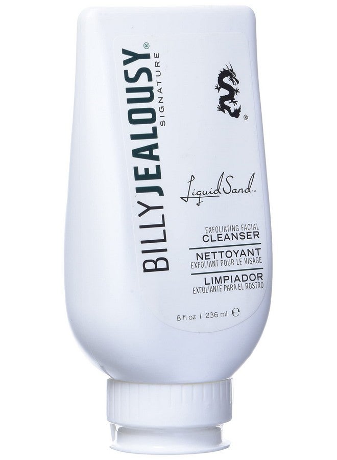 Liquidsand Exfoliating Face Cleanser For All Skin Types Mens Face Wash For Daily Exfoliation Of Dead Skin Cells & Grime Cleans Softens & Nourishes Skin 33.8 Fl Oz