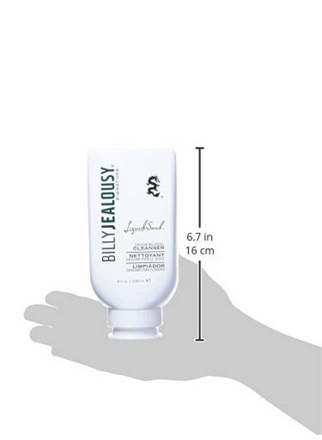 Liquidsand Exfoliating Face Cleanser For All Skin Types Mens Face Wash For Daily Exfoliation Of Dead Skin Cells & Grime Cleans Softens & Nourishes Skin 33.8 Fl Oz