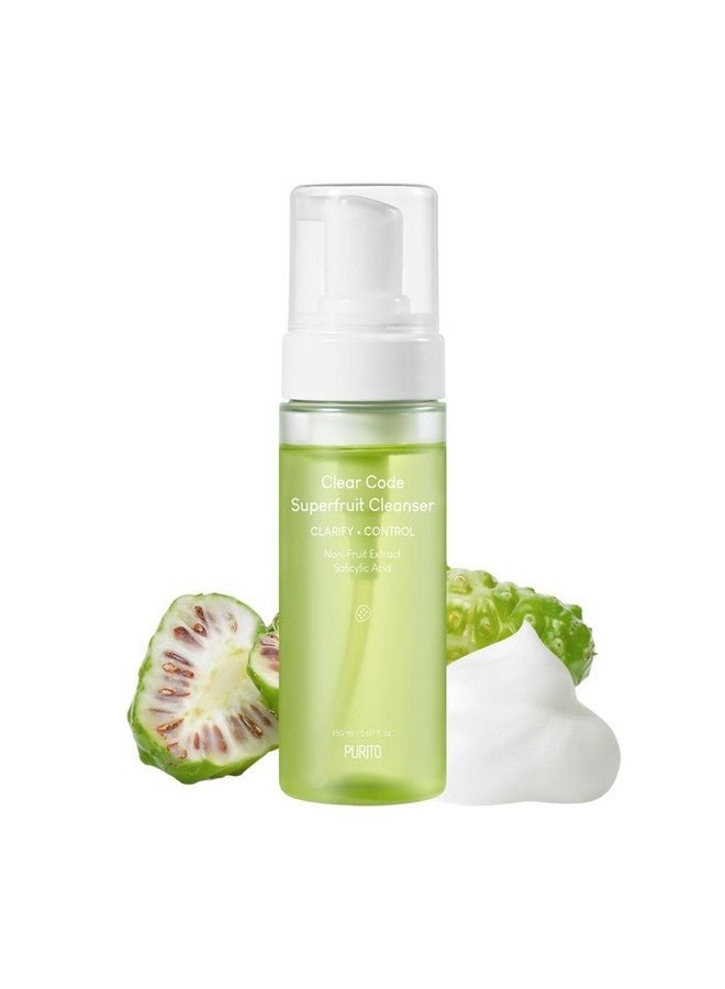 Clear Code Superfruit Cleanser 150Ml / 5.07 Fl. Oz. Next Generation Clarifying Solution With Noni Fruit Extractnonirritatingvegancrueltyfreesuitable For Sensitive Skinkorean Skincare