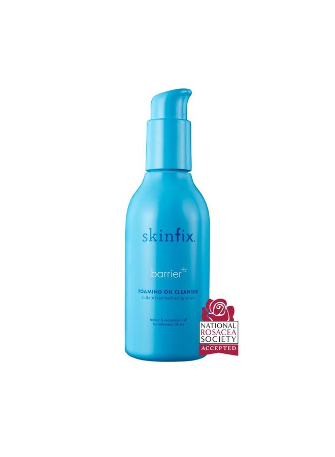 Barrier+ Foaming Oil Cleanser Gently Removes Dirt And Makeup Reduces Visible Redness Doesn’T Strip Skin Lipids 6 Fl Oz