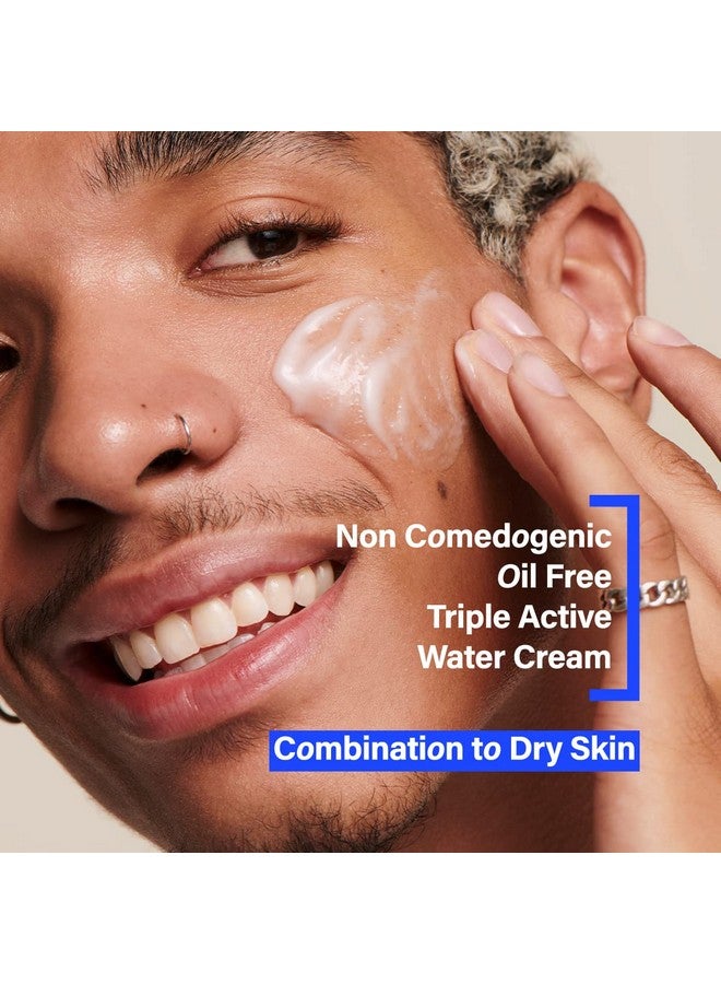 Daily Duo 2Step Bundle Gentle Hydrating Cleanser 5 Oz + Triple Moisture Water Cream 4.2 Oz Proven To Help Prevent Breakouts + Protect The Skin Barrier With Ceramides For Women & Men
