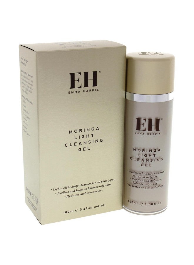 Moringa Cleansing Gel Facial Cleanser And Makeup Remover With Moringa Sweet Almond Oil And Omega 3S Gel Cleanser