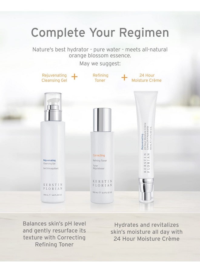 Rejuvenating Cleansing Gel Gentle Face Wash And Makeup Remover For All Skin Types (6.8 Fl Oz)