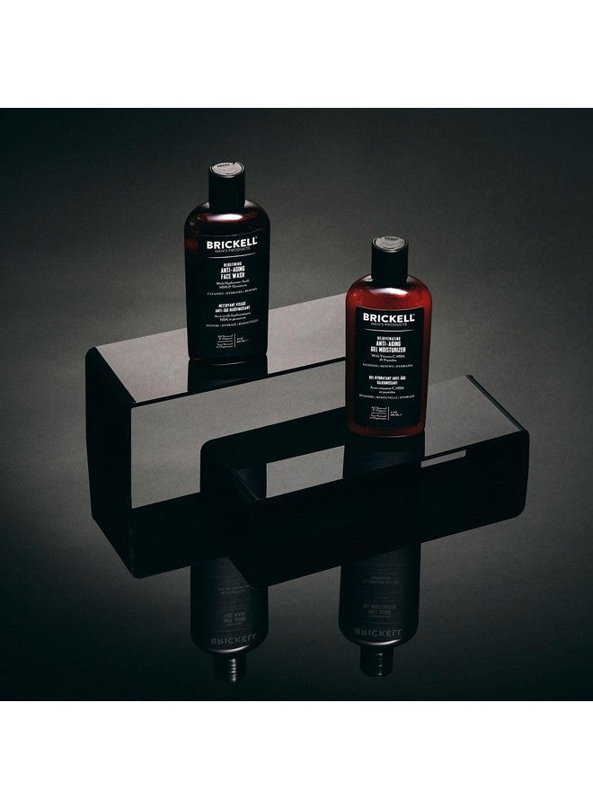 Enhancing Gel Antiaging Routine Gel Facial Cleanser And Gel Face Moisturizer Men'S Skin Care Gift Set