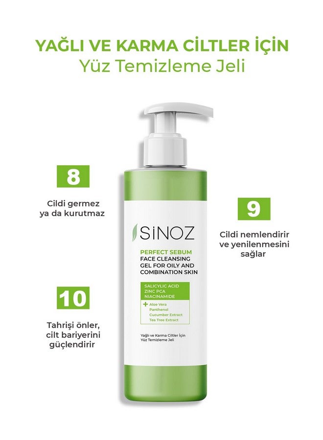 Perfect Sebum Balancing Facial Cleansing Gel 400 Ml For Oily Combination Skin