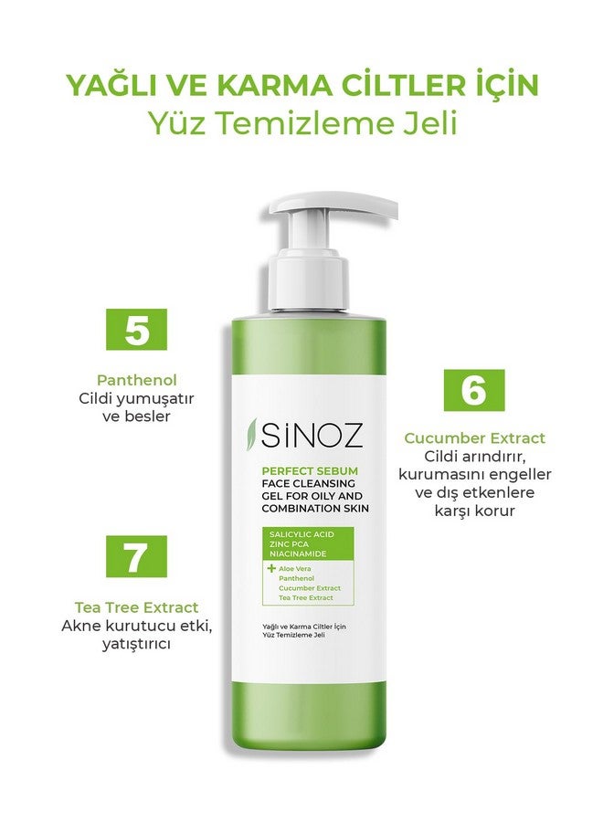Perfect Sebum Balancing Facial Cleansing Gel 400 Ml For Oily Combination Skin