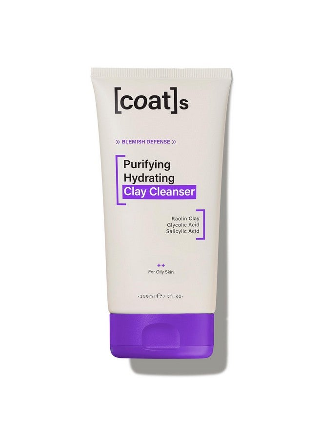 Blemish Defense Purifying Hydrating Clay Cleanser For Oily Blemishprone Skin With Kaolin Clay Glycolic Acid & Salicylic Acid To Help Prevent Breakouts Designed For Young Skin 5 Oz