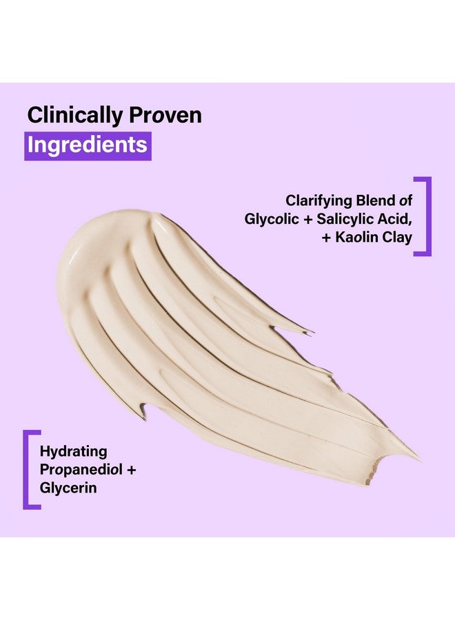 Blemish Defense Purifying Hydrating Clay Cleanser For Oily Blemishprone Skin With Kaolin Clay Glycolic Acid & Salicylic Acid To Help Prevent Breakouts Designed For Young Skin 5 Oz