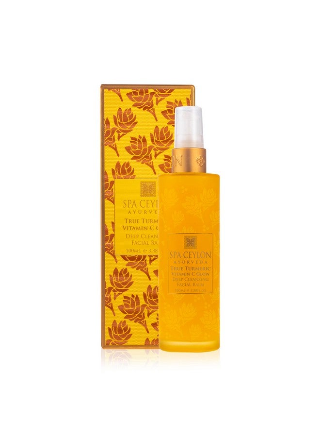 True Turmeric Vitamin C Glow Deep Cleansing Facial Balm For Normal To Dry Skin Ayurveda For Blemished Pigmented And Uneven Skin