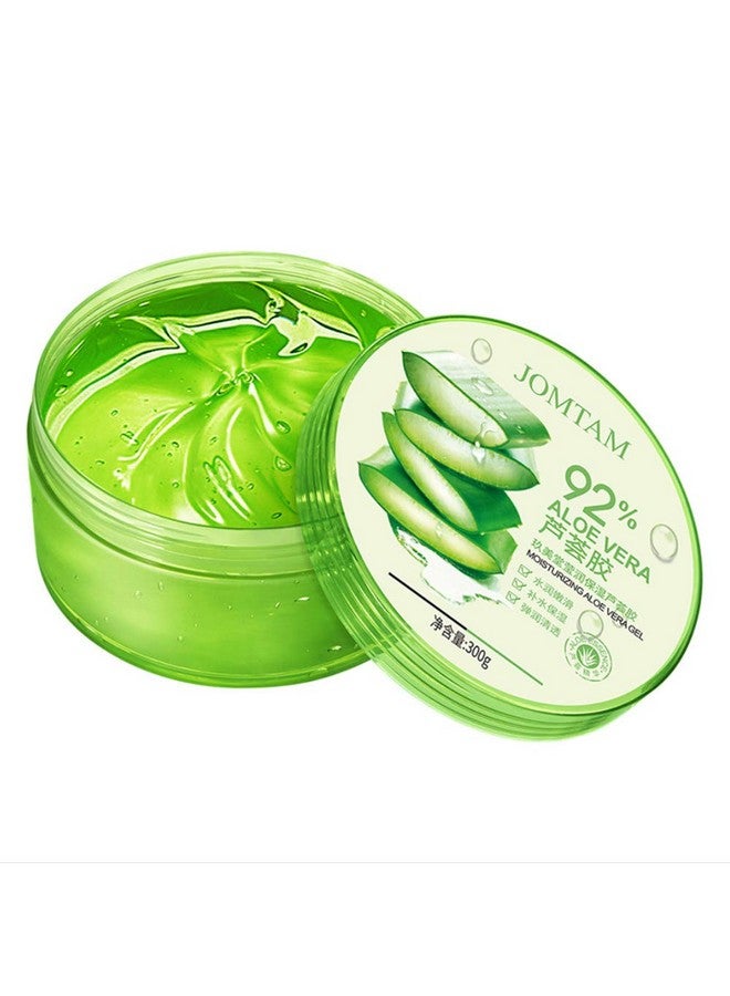 Aloe Vera 92% Moisturizing Gel Natural Extract Nourishes Cleansing Nourishes Softens Glycerin Oil Balance Essence Removes Acne 300G