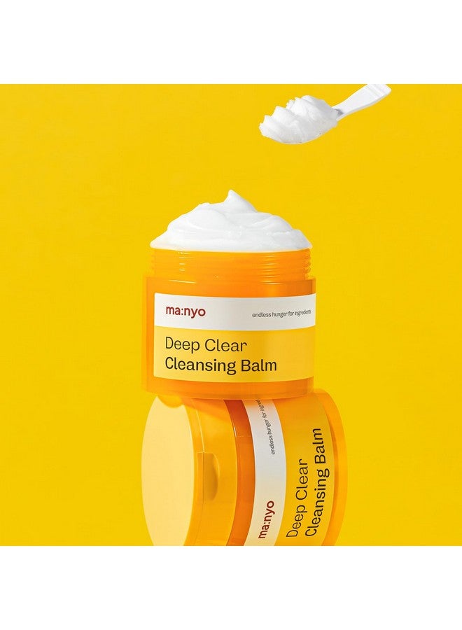 Deep Clear Cleansing Balm (4.46Oz/132Ml) Vegan Daily Makeup Remover With Natural Plant Oils