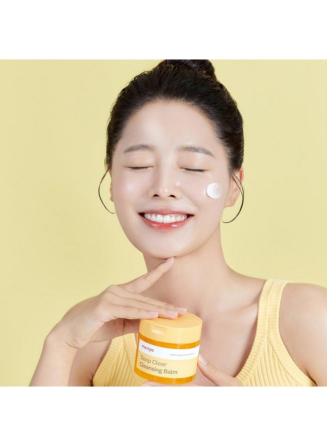 Deep Clear Cleansing Balm (4.46Oz/132Ml) Vegan Daily Makeup Remover With Natural Plant Oils