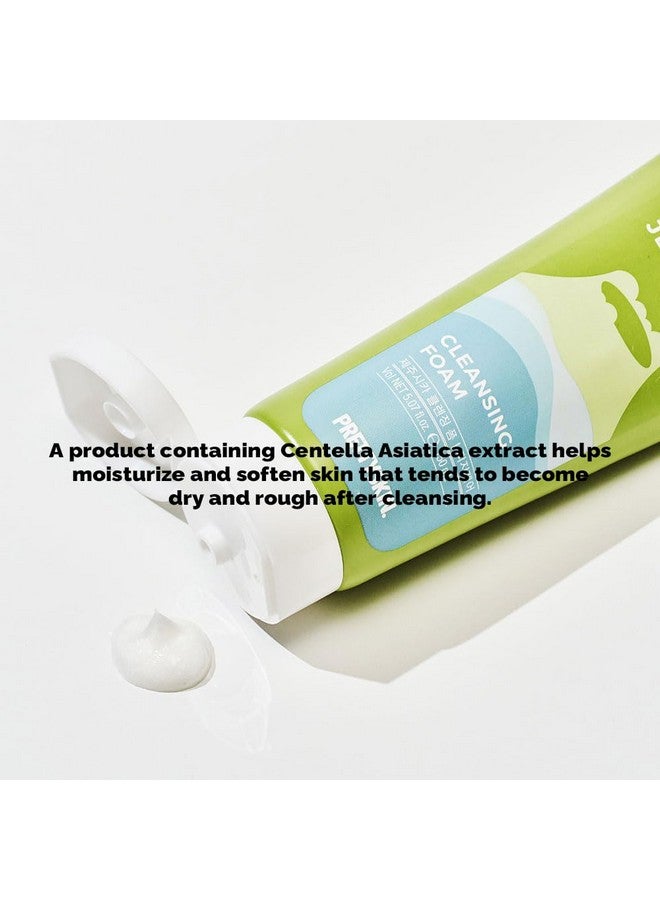 Kin The Pure Jeju Cica Centella Asiatica Extract Cleansing Foam 5.07Fl.Oz.(150Ml) (Cleansing Foam)