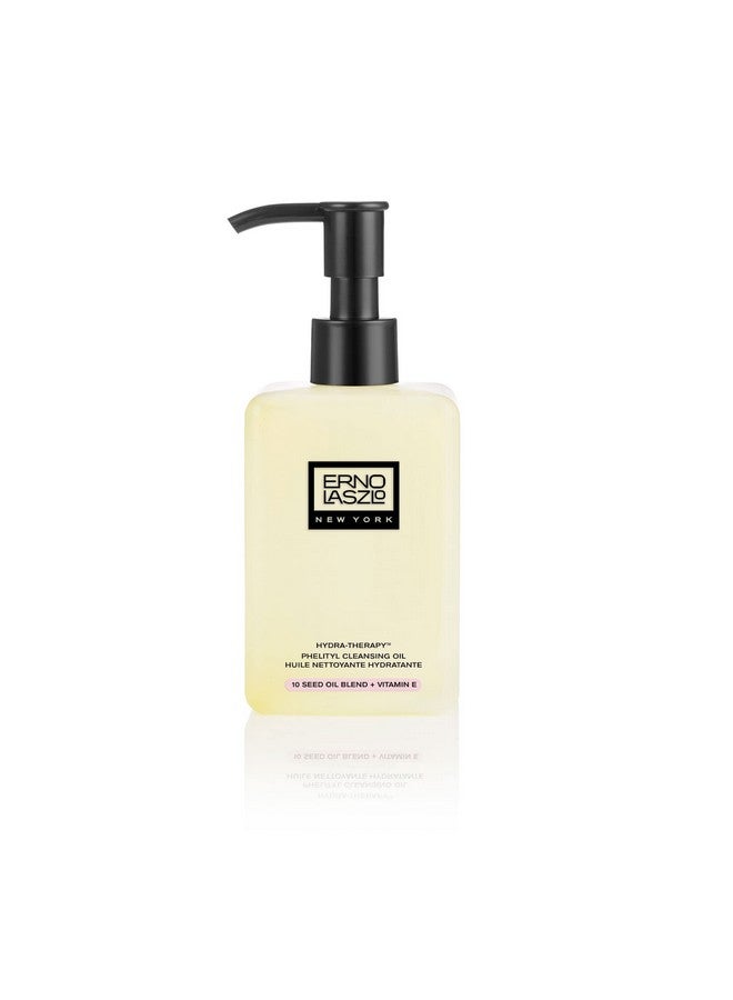 Hydratherapy Phelityl Cleansing Oil Gentle Cleanser Dissolves Impurities Oil Cleanser For Dry Skin Deeply Hydrates Complexion 6.4 Fl Oz