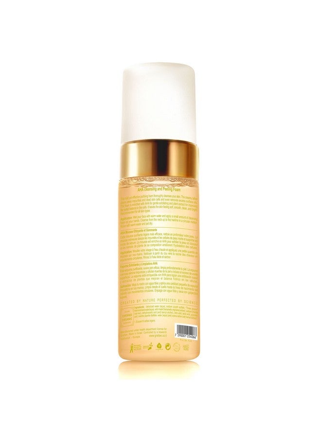 Organics Aha Cleansing And Peeling Foam Face Wash Nondrying Facial Cleanser For Sensitive Acne & Allergy Prone And All Skin Types Facial Cleanser. 5.1 Fl. Oz