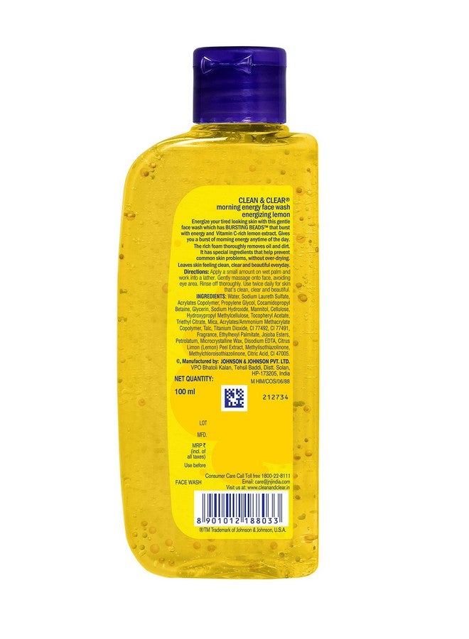 Morning Energy Lemon Face Wash 100Ml