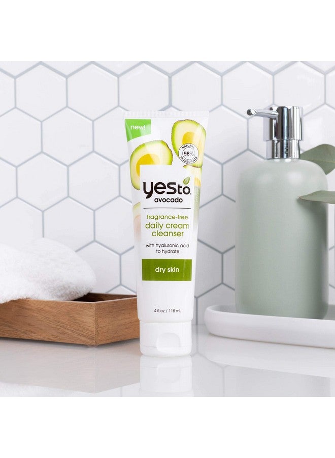 Avocado Fragrance Free Daily Cream Cleanser 4 Fz