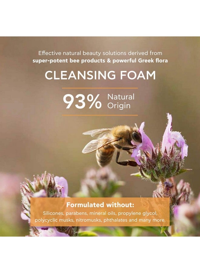 Cleansing Foam For Face & Eyes Removes Makeup & Impurities Soothing Hydrating Revitalizing Moisturizing Organic Facial Wash 6.76 Fl Oz