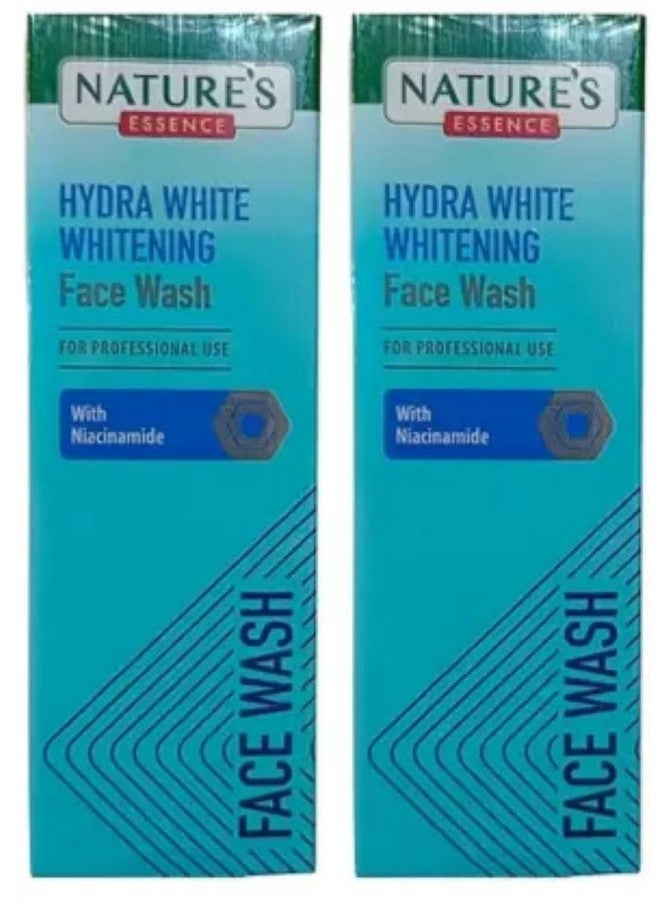 Hydra White Whitening Face Wash 100 Ml With Niacinamide Pack Of 2