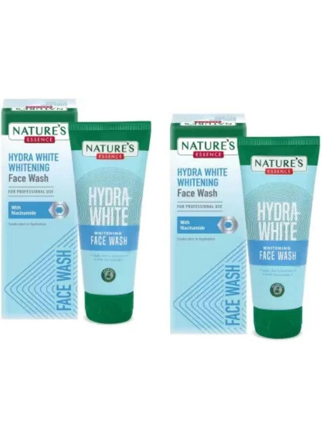 Hydra White Whitening Face Wash 100 Ml With Niacinamide Pack Of 2