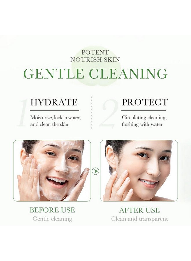 Centella Asiatica Soothing Face Cleanser Oil Control Antiacne Deep Pore Clean Facial Hydrating Moisturizing 100G/3.5Oz
