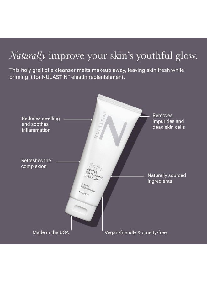 Gentle Exfoliating Skin Facial Cleanser With Invigorating Caffeine For All Skin Types Veganfriendly & Crueltyfree (4 Oz)