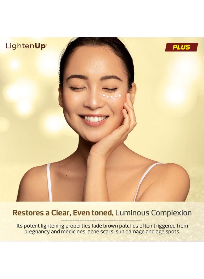 Plus Brightening Gel With Pump 1Fl Oz / 30Ml With Coconut Oil And Alpha Arbutin
