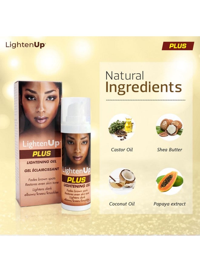 Plus Brightening Gel With Pump 1Fl Oz / 30Ml With Coconut Oil And Alpha Arbutin