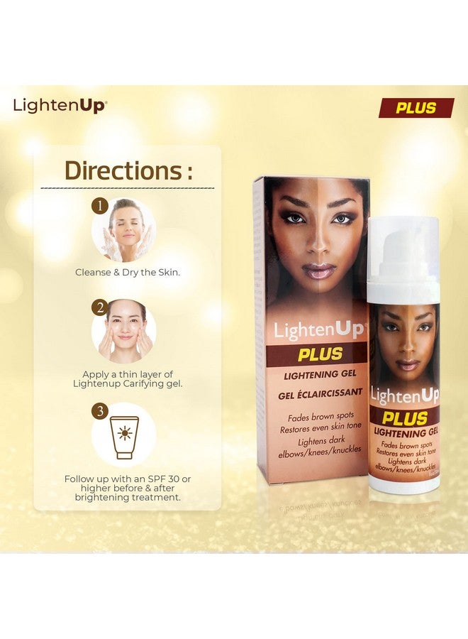 Plus Brightening Gel With Pump 1Fl Oz / 30Ml With Coconut Oil And Alpha Arbutin