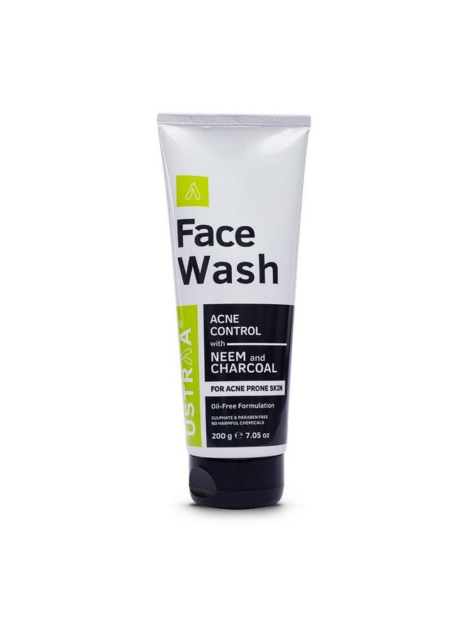 Face Wash Acne Control With Neem & Charcoal 200G Oil Control Prevents Acne & Detan Face Cream For Men 50G For Effective Tan Removal & Even Skin Tone Without Bleach