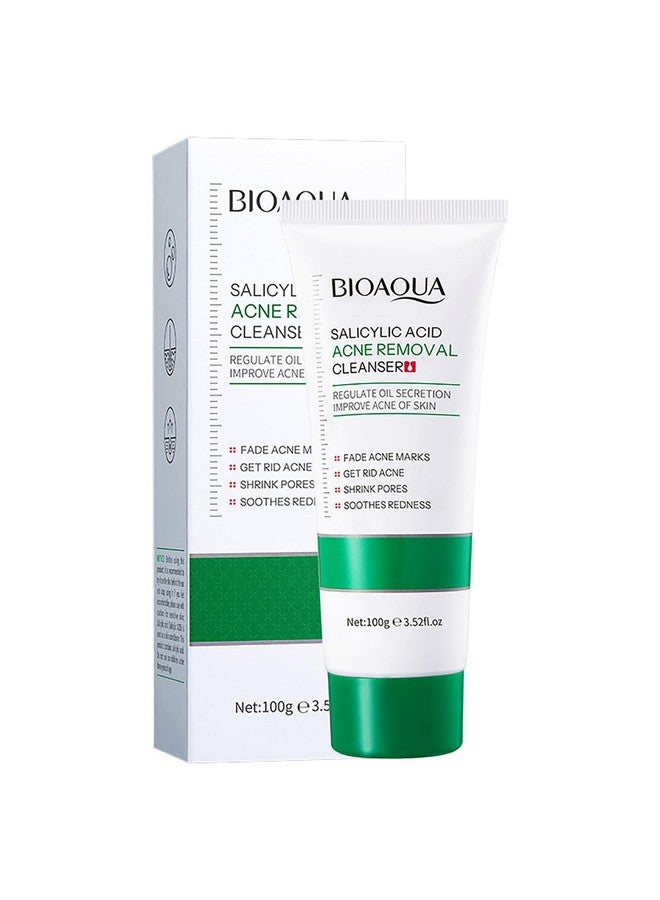 Salicylic Acid Acne Marks Removal Deep Foam Cleanser Shrink Pores Soothing Oil Control 100G / 3.52Fl.Oz