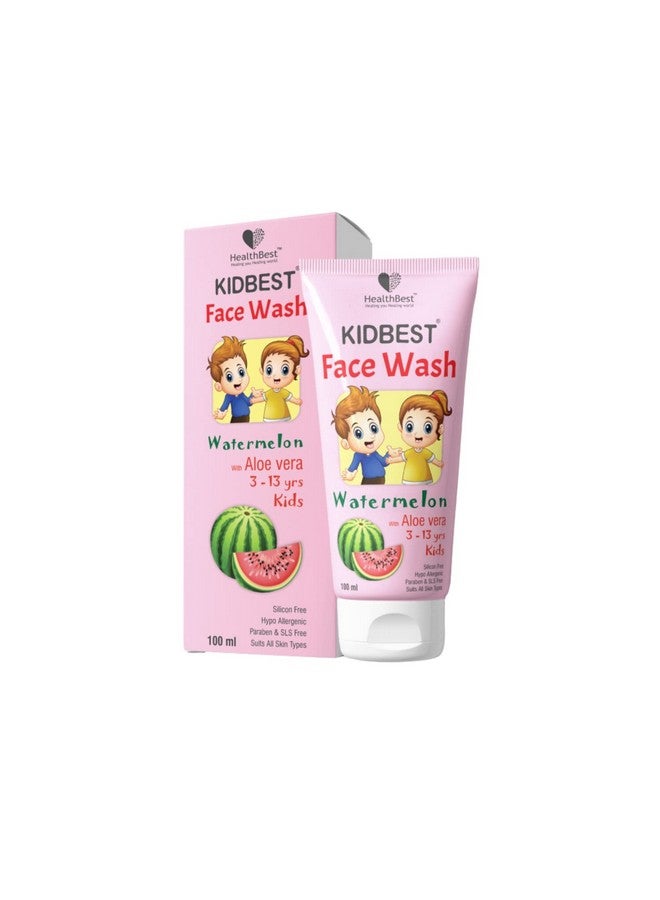 Kids Multivitamin Sunscreen Face Wash Combo Spf 30 100Ml Watermelon Extracts Gentle Organic Tearfree Parabenfree Sensitive Skin Daily Skin Care For All Skin Types