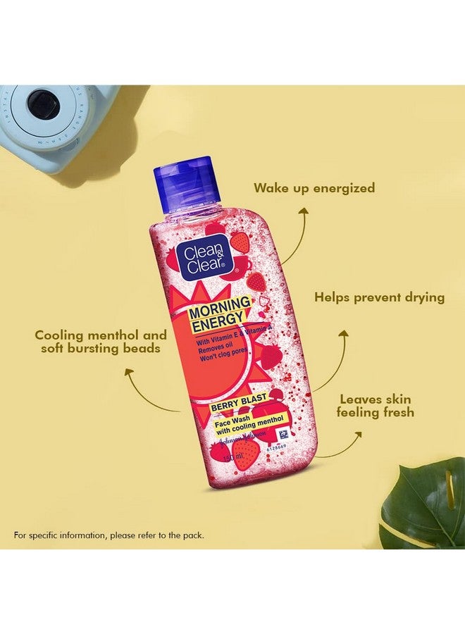 Morning Energy Berry Blast Facewash Super Saver Pack 150Ml(Pack Of 2) + 100Ml Free