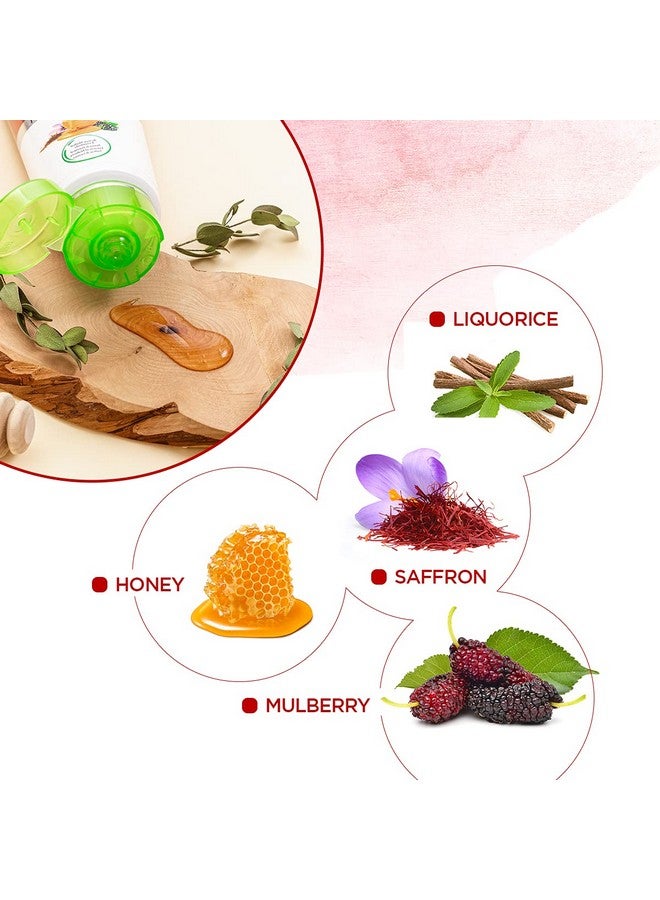 Skin Lightening Face Wash With Honey Saffron Mulberry Extract Provides Deep Cleanse Brightening & Radiant Skin Protects From Sun Damage (100Gm*2)
