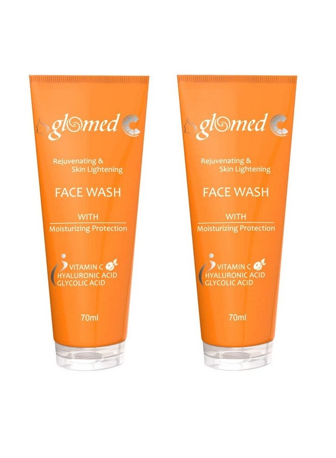 Glomed C Skin Lightening Face Wash (70Ml) Pack Of 2