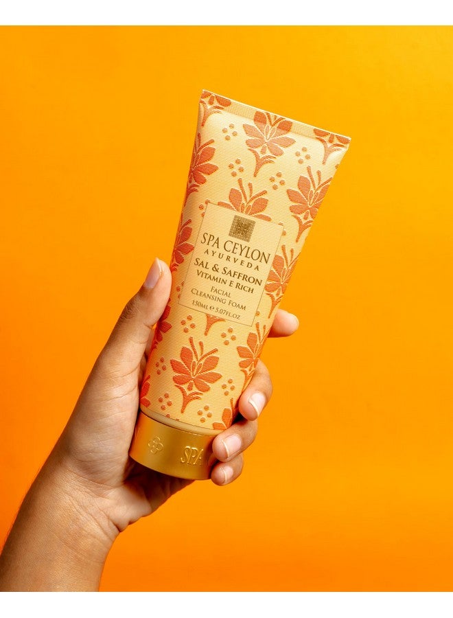 Sal And Saffron Vitamin E Enriched Facial Cleansing Foam Gentle Cleanser Hydrating Skin Radiance