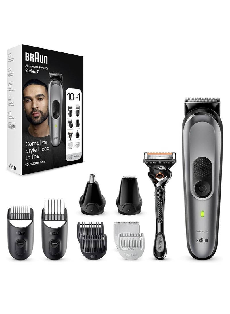 Series 7 10-in-1 Body Grooming Kit for Hair, Beard, Ear, Nose and Body