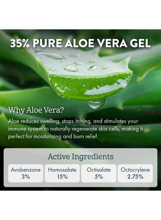 White Collection Continuous Sunscreen Spray Spf 50 Broad Spectrum Uva/Uvb Sunscreen Protector For Face & Body W/Moisturizing Aloe Vera Gel Reef Safe Cocomango Fragrance 5.5 Fl. Oz