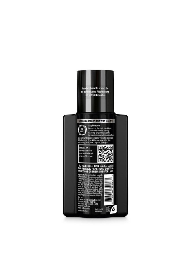 Gray Attack Caffeine & Color Shampoo 6.76 Fl Oz