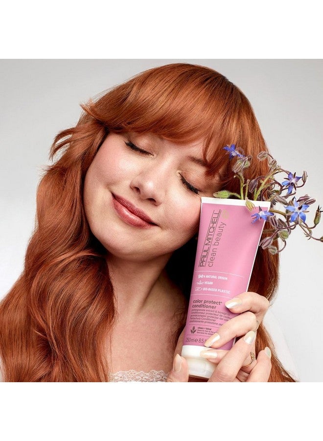 Clean Beauty Color Protect Conditioner Replenishes Extends Color Vibrancy For Colortreated Hair 8.5 Oz.